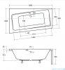 Besco Infinity 170x110cm Wanna asymetryczna Lewa #WAI-170-NL